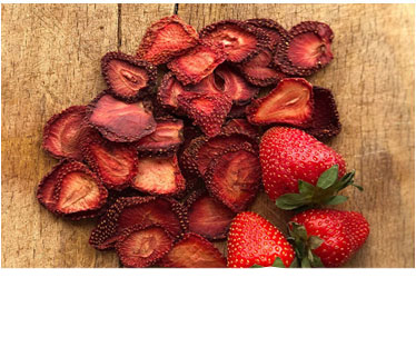 Dried strawberry