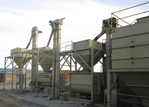 Livestock feed factory